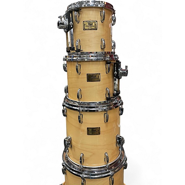 Used Pearl 5 Piece MASTERS CUSTOM MAPLE Natural Drum Kit