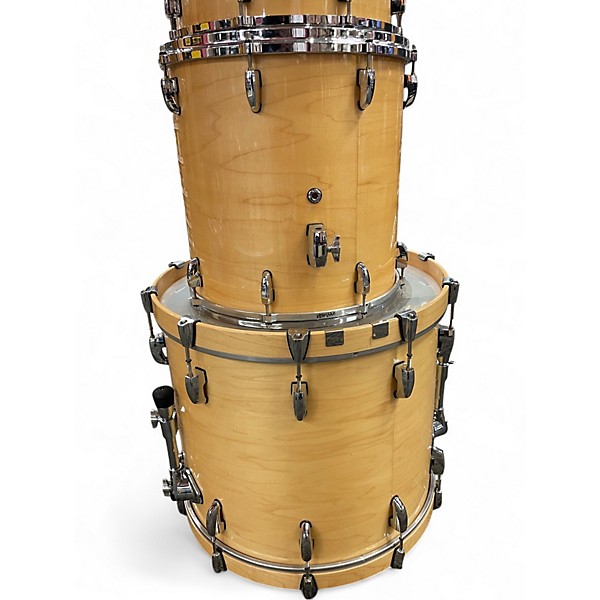 Used Pearl 5 Piece MASTERS CUSTOM MAPLE Natural Drum Kit