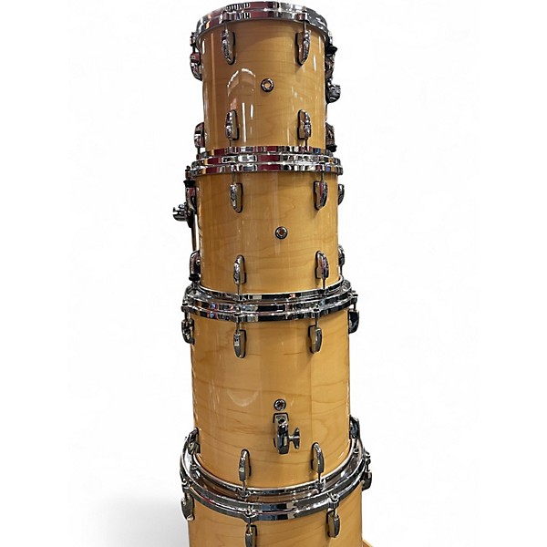 Used Pearl 5 Piece MASTERS CUSTOM MAPLE Natural Drum Kit