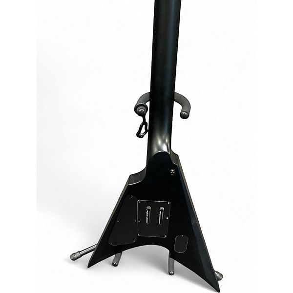 Used ESP Black Metal Arrow black Solid Body Electric Guitar