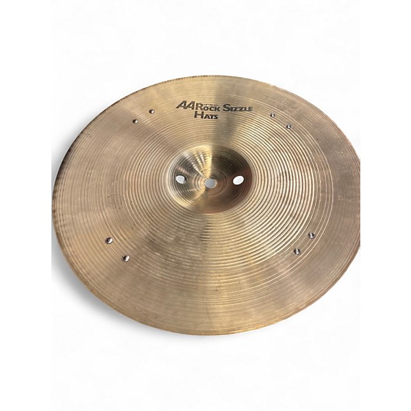 Used SABIAN 14in AA ROCK SIZZLE Cymbal