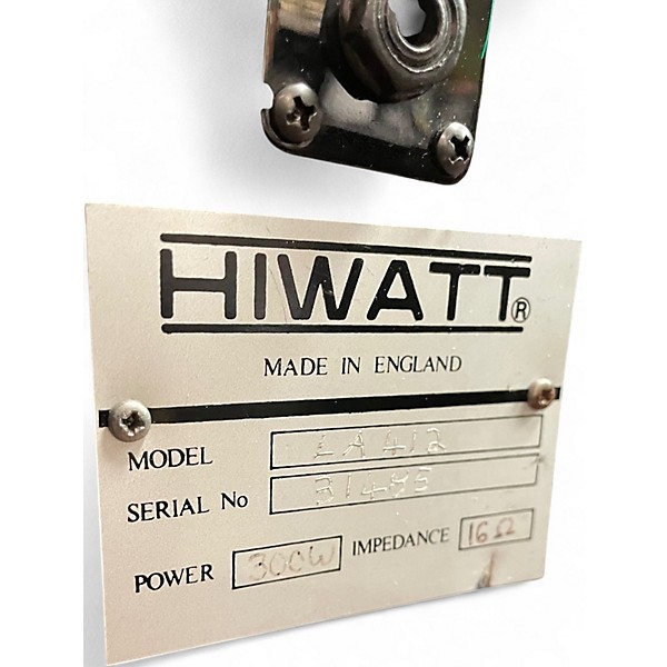 Used Hiwatt LA412 Guitar Cabinet