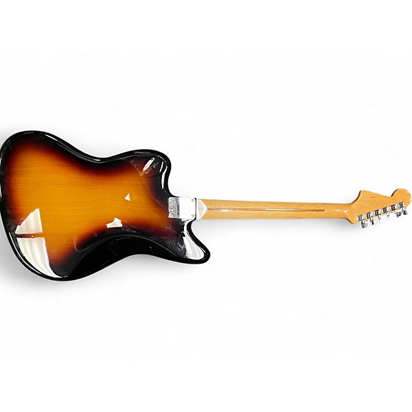 Used Fender Blacktop Jazzmaster HS 3 Tone Sunburst Solid Body Electric Guitar