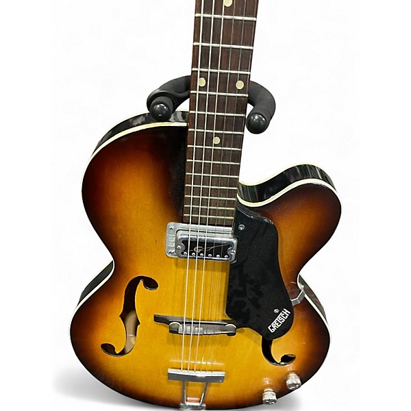 Vintage 1960s Gretsch Guitars 6186 CLIPPER 2 Color Sunburst Hollow Body Electric Guitar