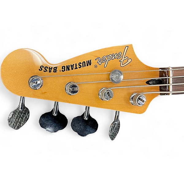 Used Fender Player ii Mustang Bass PJ Coral Red Electric Bass Guitar