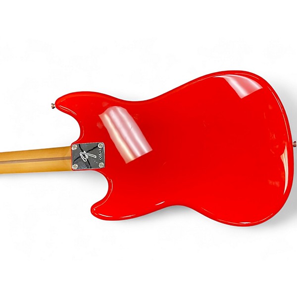 Used Fender Player ii Mustang Bass PJ Coral Red Electric Bass Guitar