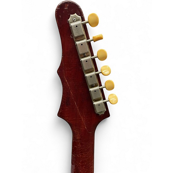 Vintage 1966 Epiphone Coronet Cherry Red Solid Body Electric Guitar