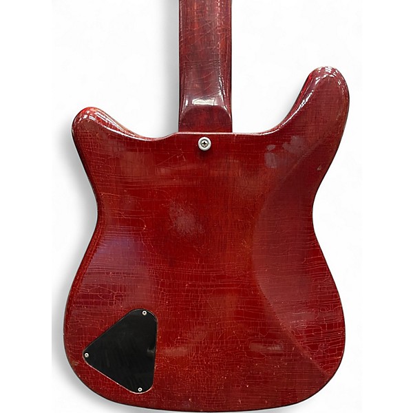 Vintage 1966 Epiphone Coronet Cherry Red Solid Body Electric Guitar
