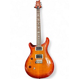 Used PRS SE CUSTOM 24-08 Left Handed Cherry Sunburst Solid Body Electric Guitar
