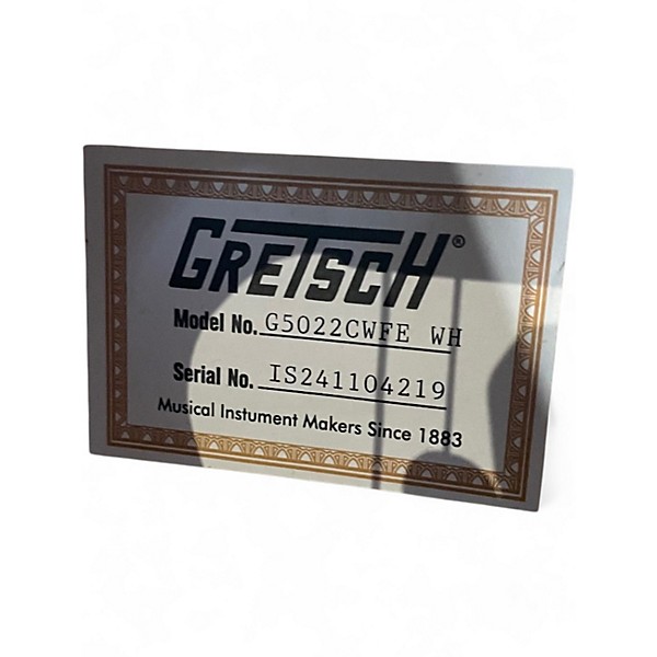 Used Gretsch Guitars G5022CWFE-12 Rancher Falcon White 12 String Acoustic Electric Guitar