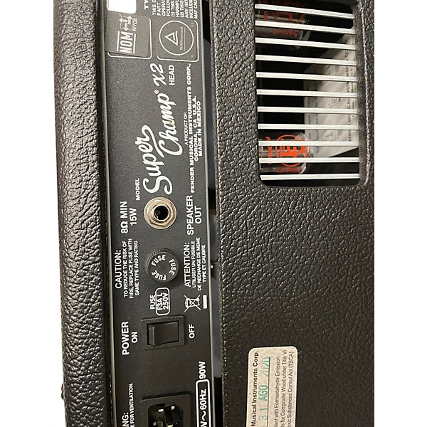 Used Fender Super Champ X2 15W Tube Guitar Combo Amp