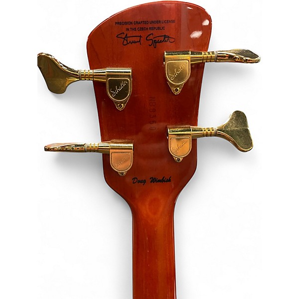 Used Spector Doug Wimbish Amber Gloss Electric Bass Guitar