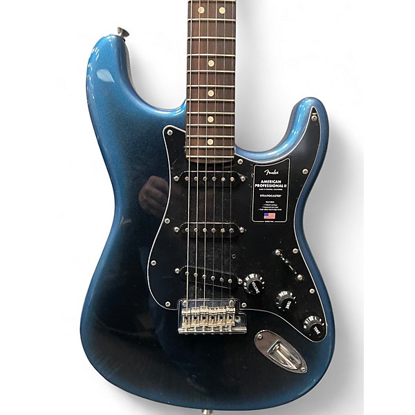 Used 2020 Fender American Professional II Stratocaster DARK KNIGHT BURST Solid Body Electric Guitar