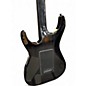 Used ESP LTD MH1000 with Evertune FLAMED CHARCOAL Solid Body Electric Guitar