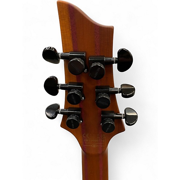 Used Schecter Guitar Research C1 EXOTIC SPALTED MAPLE SPALTED SUNBURST Solid Body Electric Guitar