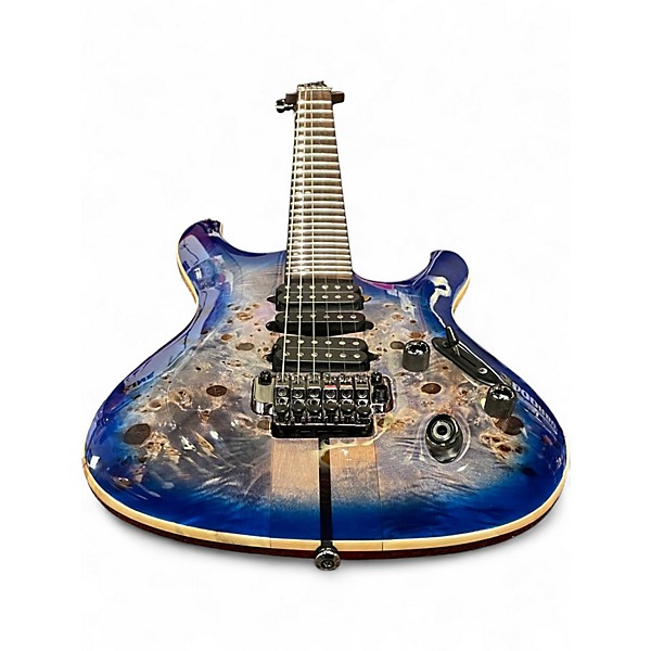 Used 2023 Ibanez S1070PBZ Cerulean Blue Solid Body Electric Guitar