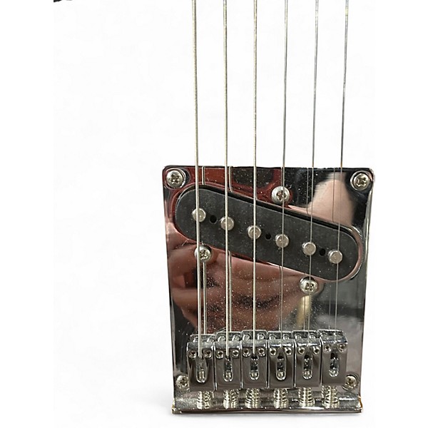 Used Squier Telecaster orange and black Solid Body Electric Guitar