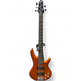 Used Ibanez GSR205 5 String Metallic Orange Electric Bass Guitar