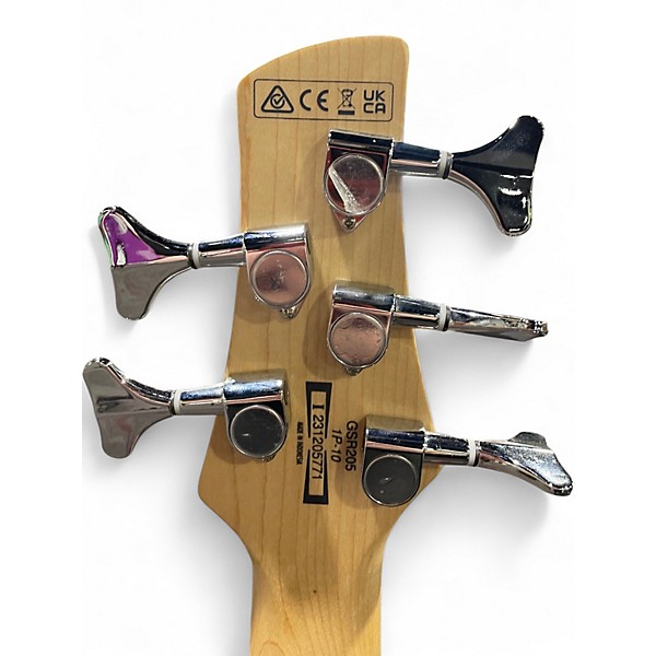 Used Ibanez GSR205 5 String Metallic Orange Electric Bass Guitar