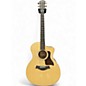 Used Taylor 214CE Deluxe Natural Acoustic Electric Guitar thumbnail