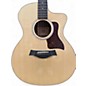 Used Taylor 214CE Deluxe Natural Acoustic Electric Guitar
