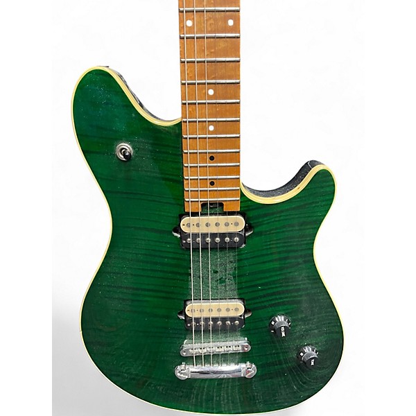 Used Peavey Deluxe Archtop Hardtail Green Solid Body Electric Guitar