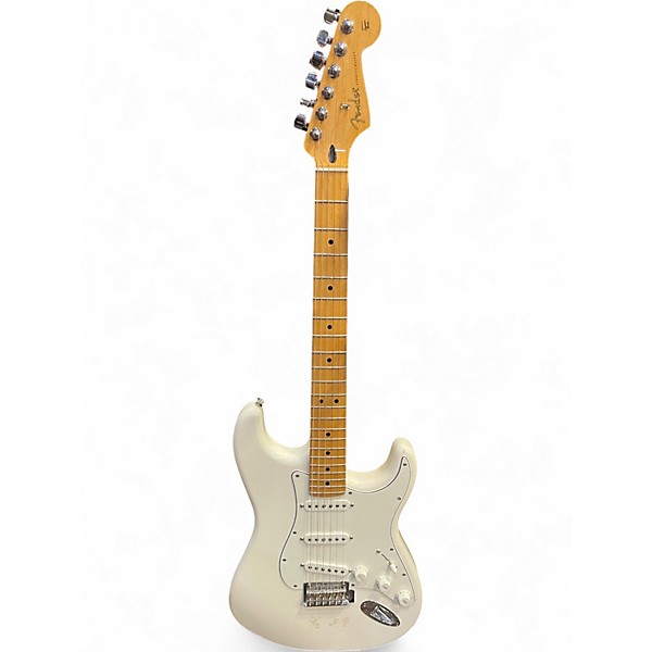 Used Fender Player Stratocaster White Solid Body Electric Guitar