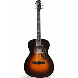 Used Fender Paramount PO-220E 3 Color Vintage Sunburst Acoustic Electric Guitar