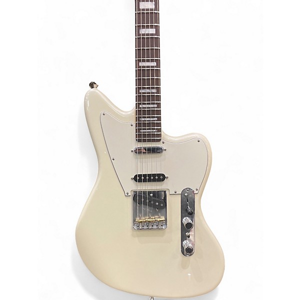 Used Fender Mod shop offset telecaster Alpine White Solid Body Electric Guitar