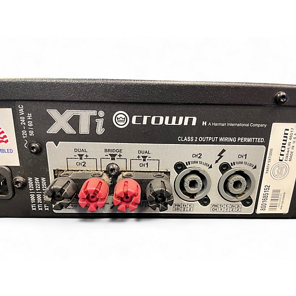 Used Crown XTI2000 Power Amp