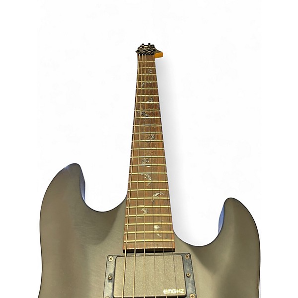 Used Schecter Guitar Research DAMIEN FR Black Solid Body Electric Guitar