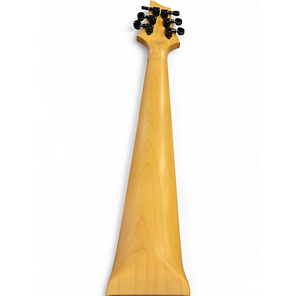 Used Schecter Guitar Research DAMIEN FR Black Solid Body Electric Guitar