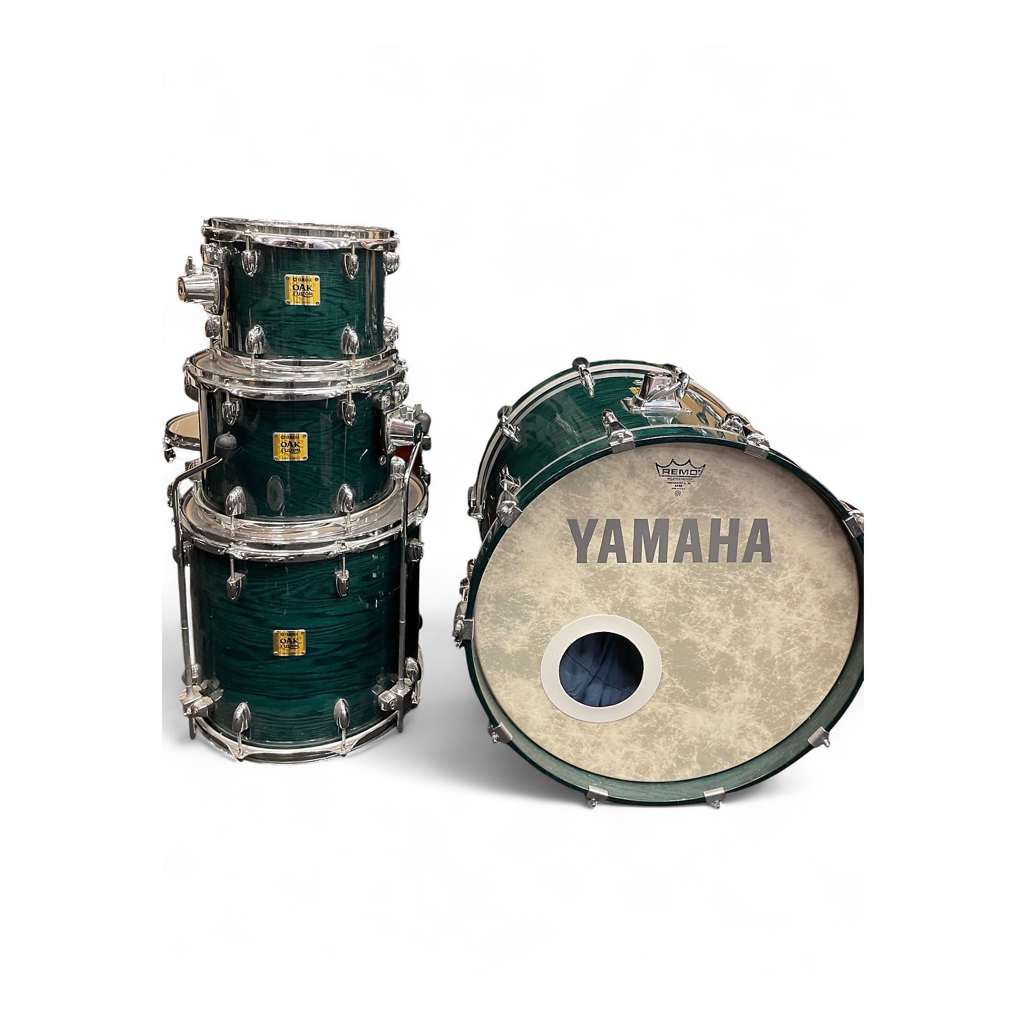 ヤマハオークカスタム12インチタム 日本製Vintage] YAMAHA OAK CUSTOM DRUMSET 20 12 14 (ソフトケース