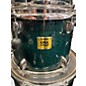 Used Yamaha 4 Piece OAK CUSTOM GOLD BADGE MIJ Emerald Green Drum Kit