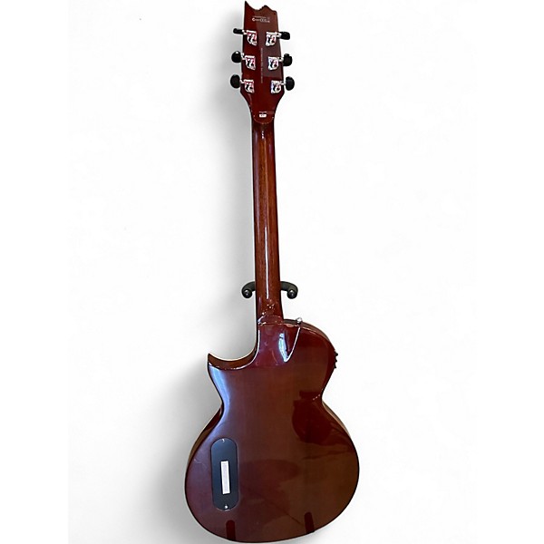 Used ESP LTD TL6-QLM Charcoal Burst Acoustic Electric Guitar