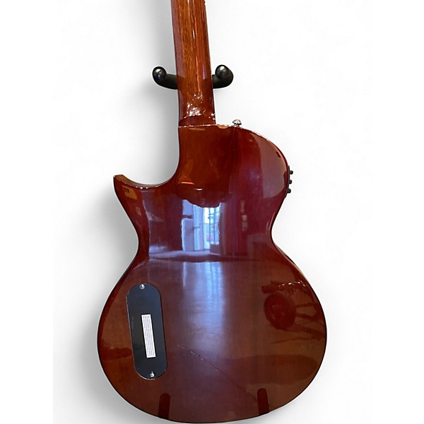 Used ESP LTD TL6-QLM Charcoal Burst Acoustic Electric Guitar