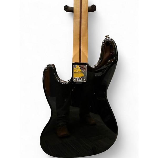 Used Squier Affinity Jazz Bass Black Electric Bass Guitar
