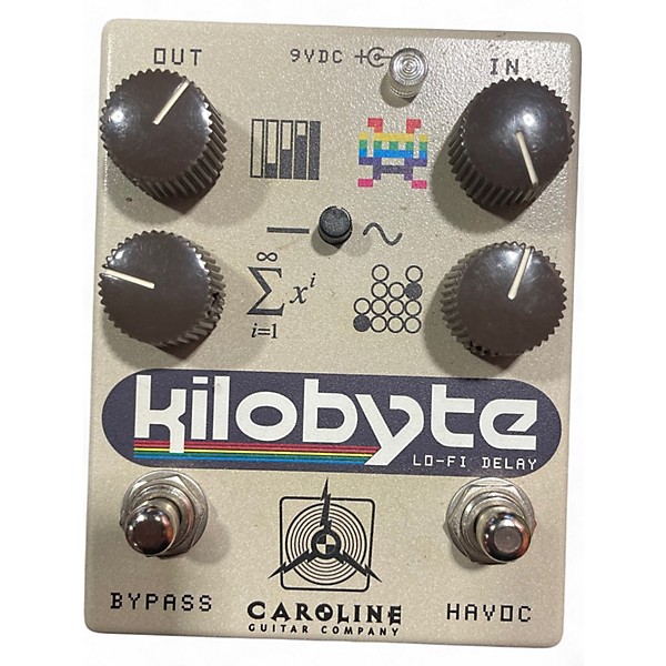Used Caroline Guitar Company KILOBYTE LO-FI DELAY Effect Pedal