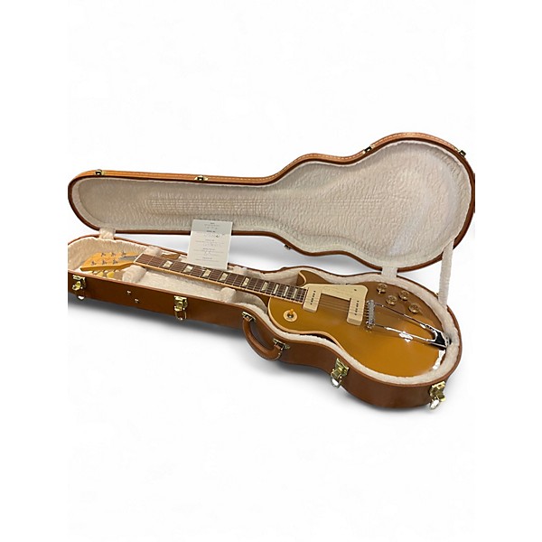 Used Gibson 1952 REISSUE LES PAUL TRIBUTE Gold Bullion Solid Body