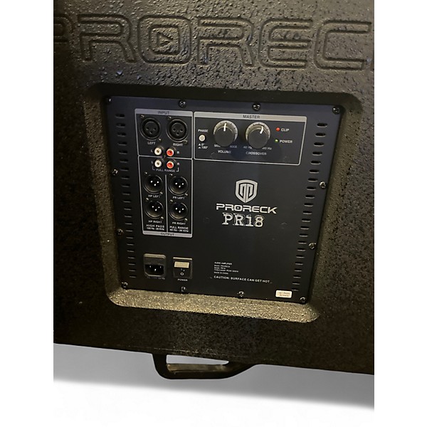 Used Proreck PR18 Powered Subwoofer