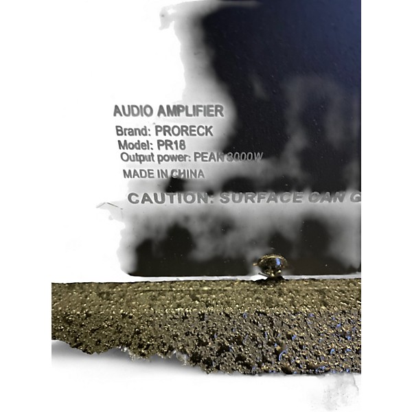 Used Proreck PR18 Powered Subwoofer