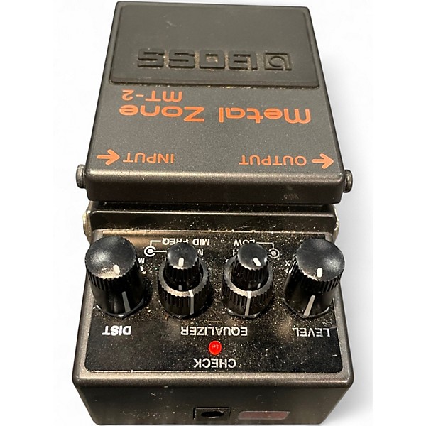 Used BOSS MT2 Metal Zone Distortion Effect Pedal
