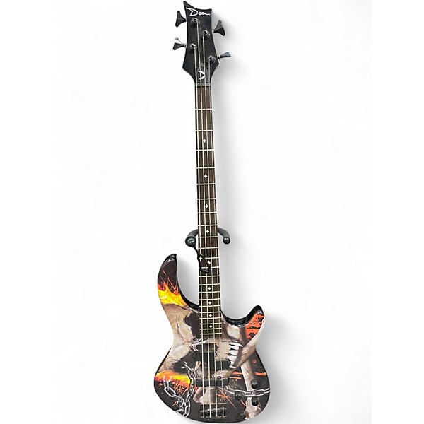 Used Dean E10APJ Skull Crusher Electric Bass Guitar