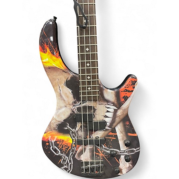 Used Dean E10APJ Skull Crusher Electric Bass Guitar