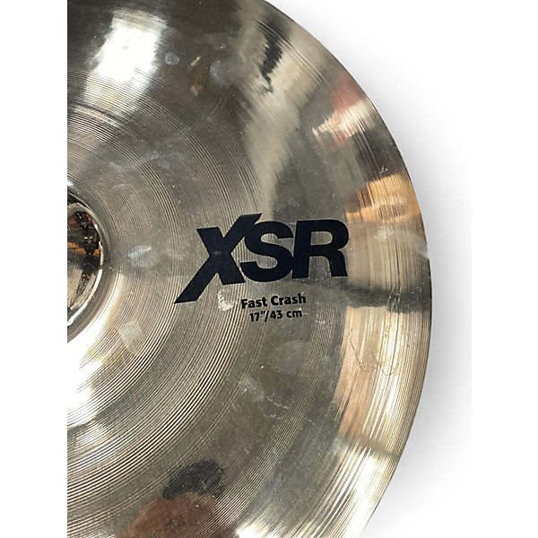 Used SABIAN 17in XSR Fast Crash  Cymbal