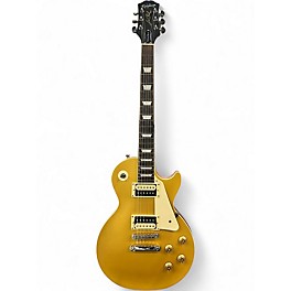 Used Epiphone Les Paul Traditional Pro IV WORN METALLIC GOLD Solid Body Electric Guitar