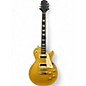 Used Epiphone Les Paul Traditional Pro IV WORN METALLIC GOLD Solid Body Electric Guitar thumbnail