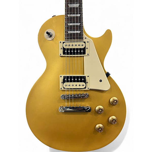 Used Epiphone Les Paul Traditional Pro IV WORN METALLIC GOLD Solid Body Electric Guitar