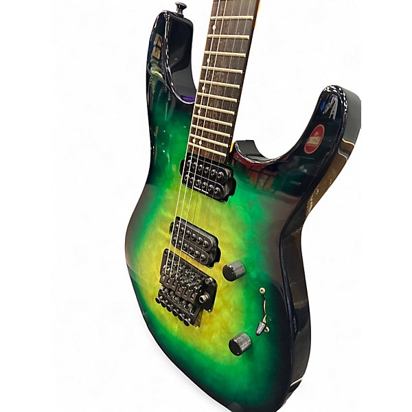 Used Jackson Professional Dinky Reverse Iguana Burst Solid Body Electric Guitar