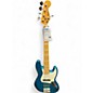 Used Squier Classic Vibe Active 70s Jazz Ocean Turquoise Electric Bass Guitar thumbnail